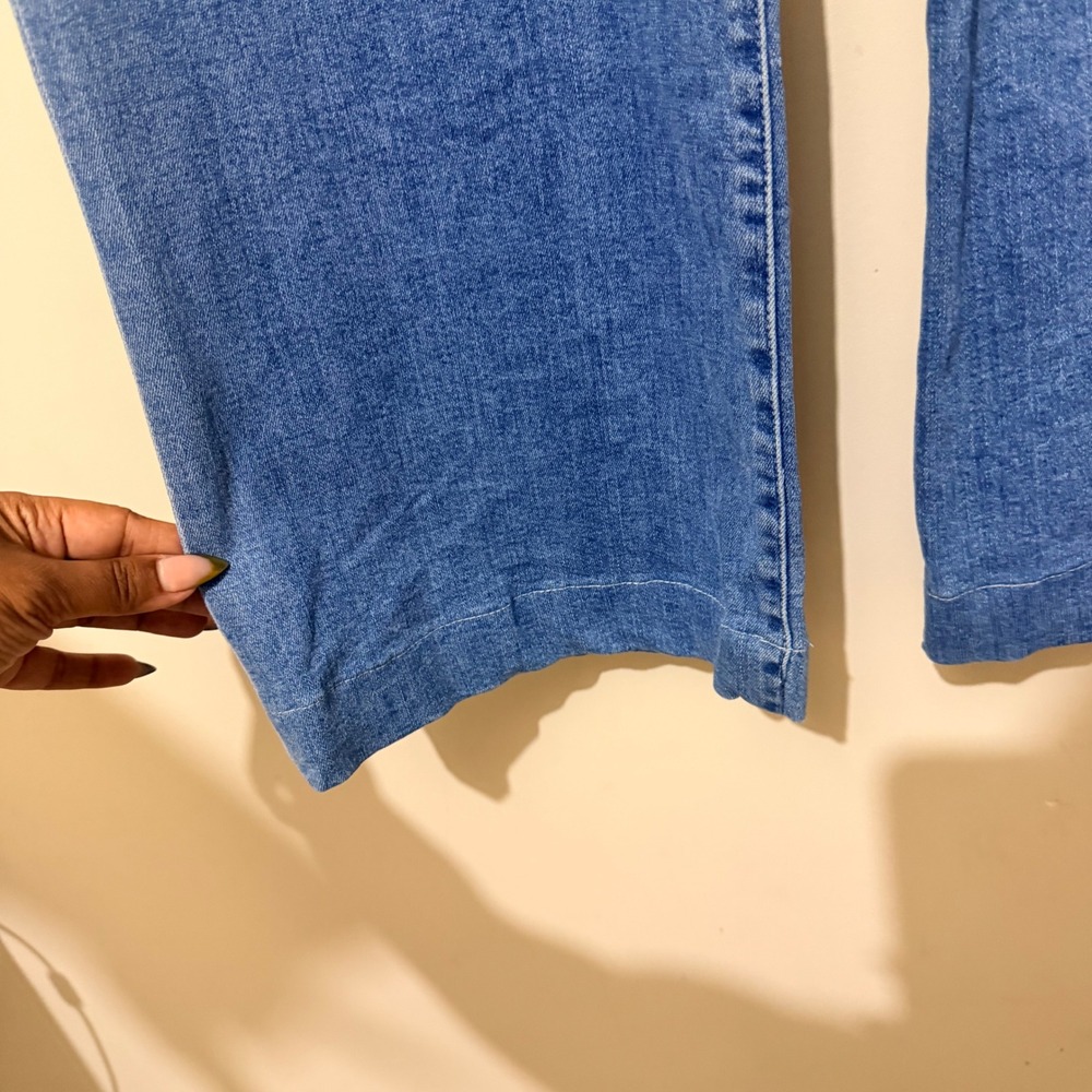 FRAME Denim Le Captain Walsh Blue Wide Leg Sailor Jeans High Rise Size 29 boho - Picture 4 of 9